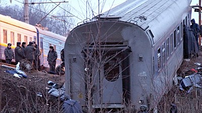 Explosion in Dagestan: Bei dem Anschlag auf den "Newski Express" waren am Freitag mindestens 26 Menschen ums Leben gekommen.