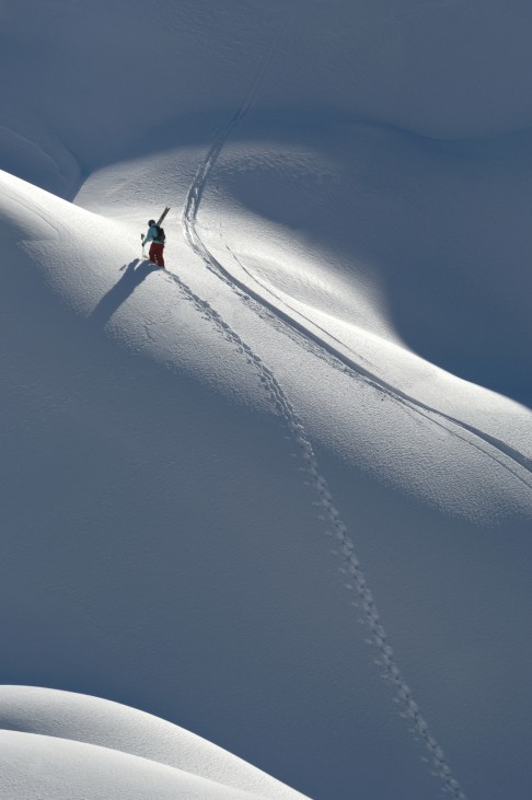 Skigebiet Arlberg Lech Zürs St. Anton Freeriden Tiefschnee