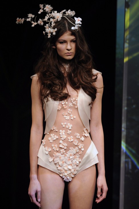 Paris Fashion Week - Zahia Dehar lingerie