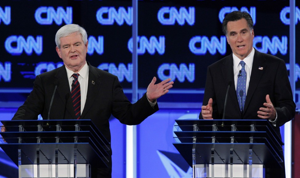 Newt Gingrich, Mitt Romney