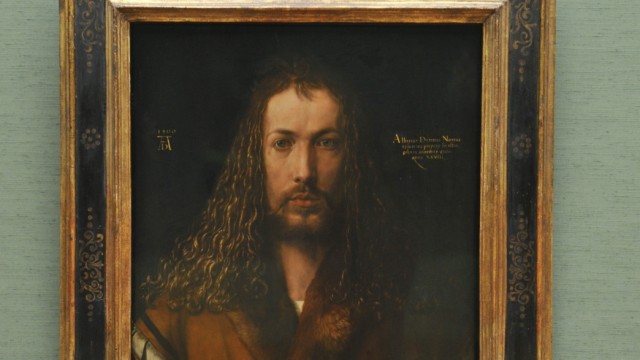 Gemälde von Albrecht Dürer in der Alten Pinakothek in München, 2012