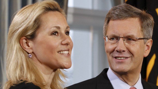 Präsident und First Lady: Christian Wulff mit Gattin Bettina.