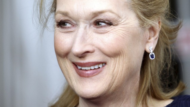 File photo of actress Meryl Streep at th premiere of her film 'The Iron Lady' in New York
