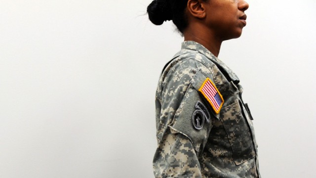 Darf demnächst auch offiziell kämpfen: US-Soldatin