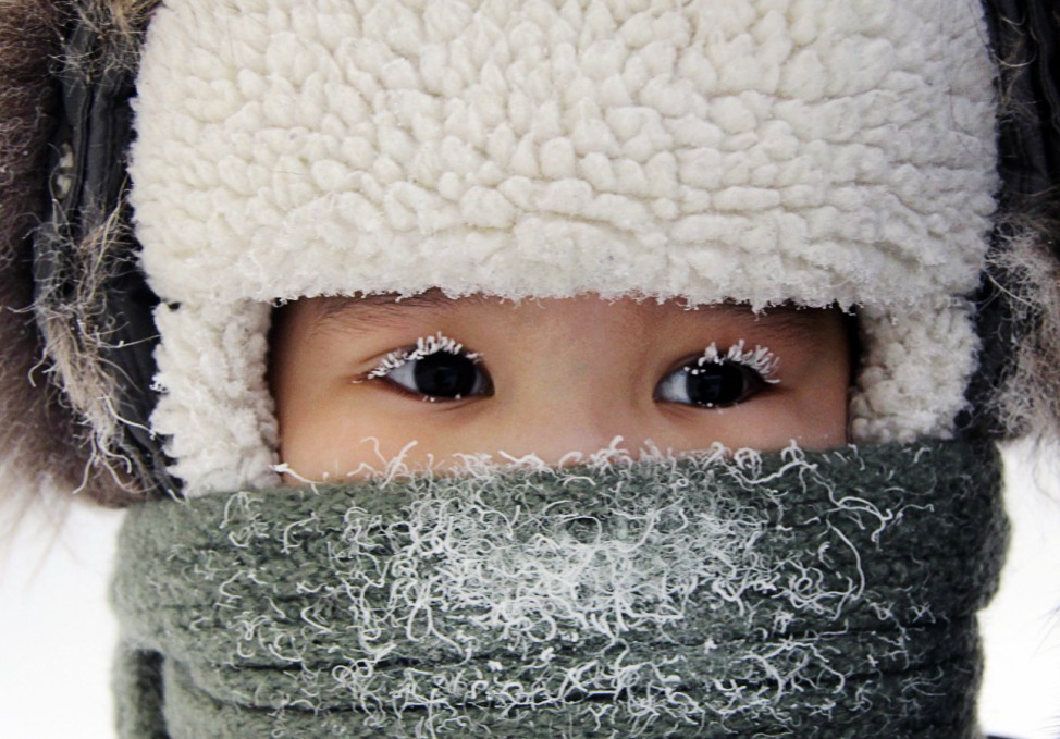 Kältewelle in Sibirien