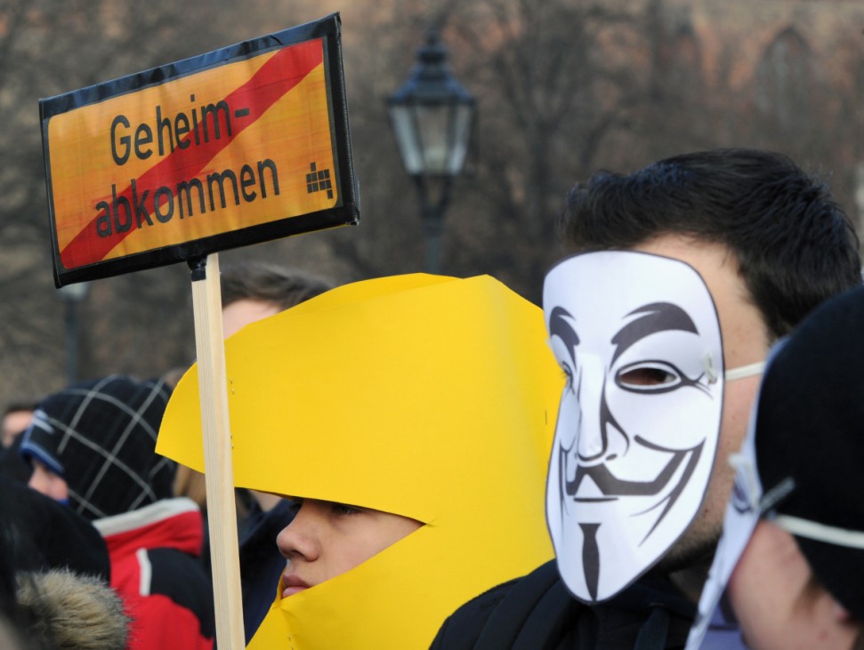 Anti-Acta-Demonstration in Berlin