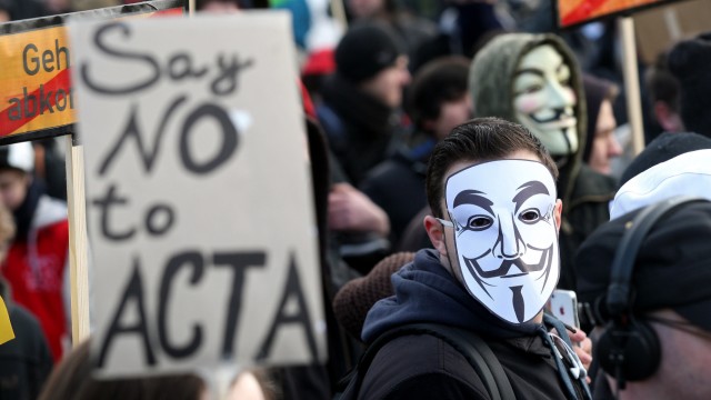 Demonstration 'Gemeinsam koennen wir ACTA stoppen!'