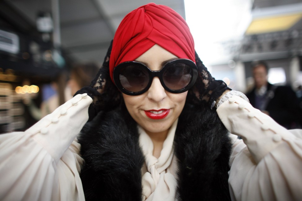 Flor de Maria Rivera, a fashion journalist, stylist and blogger is seen at Lincoln  during New York Fashion Week