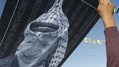 Westjordanland: Gedenken an Arafat: Der Jubel in Ramallah gilt auch fünf Jahre nach seinem Tod Jassir Arafat.