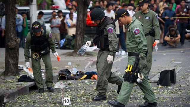 Bombenexplosionen in Bangkok