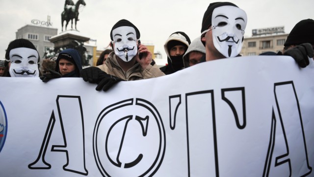 Kritisiertes Anti-Piraterie-Abkommen: Anti-Acta-Proteste in Bulgarien am vergangenen Wochenende: Die politische Zustimmung in Europa schwindet.