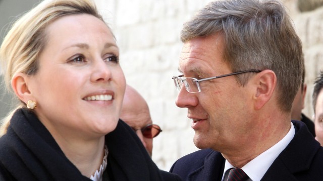 Bundespräsident: Christian Wulff Ehefrau Bettina Staatsbesuchs in Italien