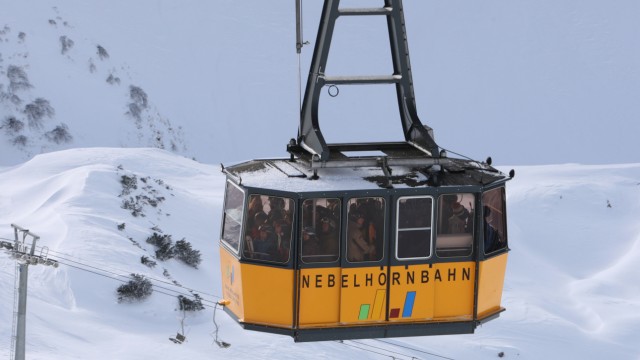 Nebelhornbahn steht still