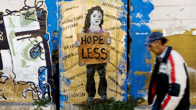 Anti-Government Grafitti Adorns Athens