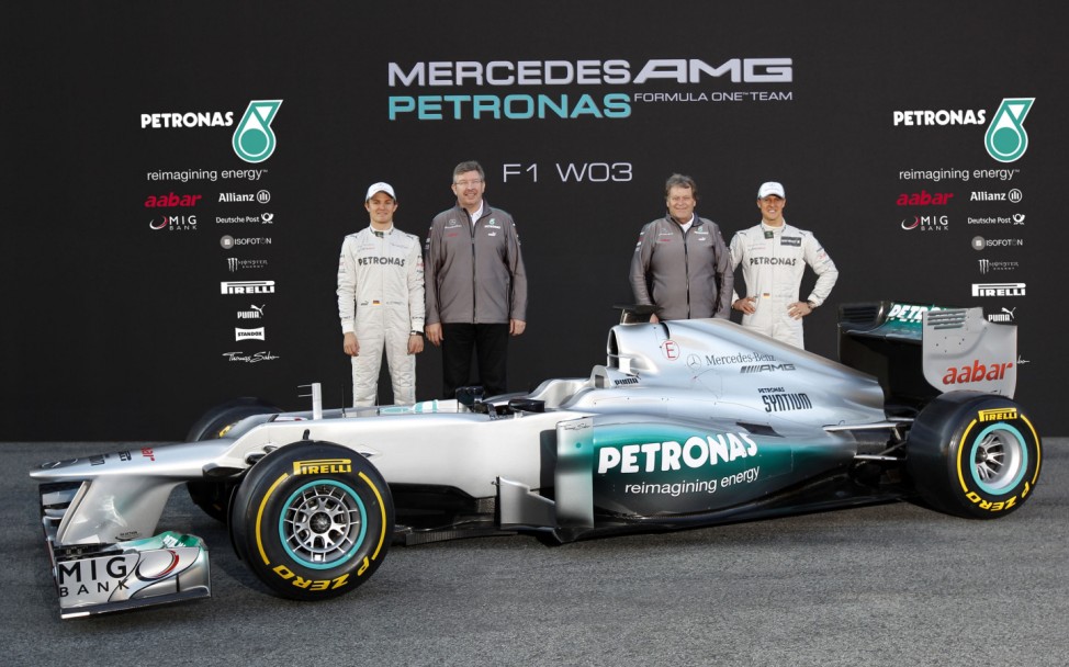 Mercedes GP präsentiert F1 W03