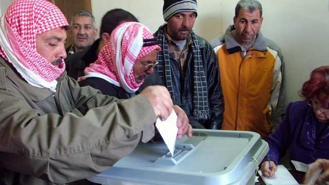 Syrians vote on a new constitution