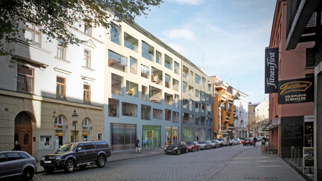 Ehemaliges Gelände der Schwabinger 7: Fertigstellung noch für 2012 geplant: Die nächste Schwabinger Luxus-Immobilie soll in der Feilitzschstraße 7-9 entstehen und "Monaco" heißen.