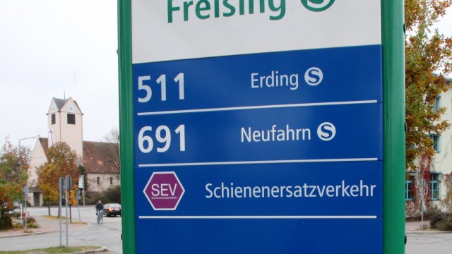 S-Bahnhof Freising: Der S-Bahnhof in Freising: Am Montagabend kam es zu einer Schlägerei.