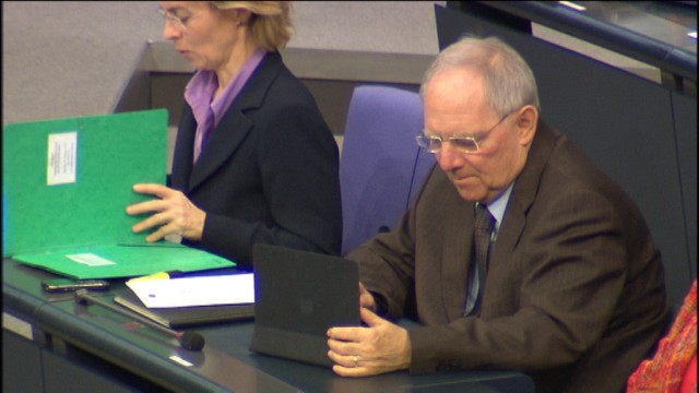 Bundestag berät über Finanzhilfen für Griechenland