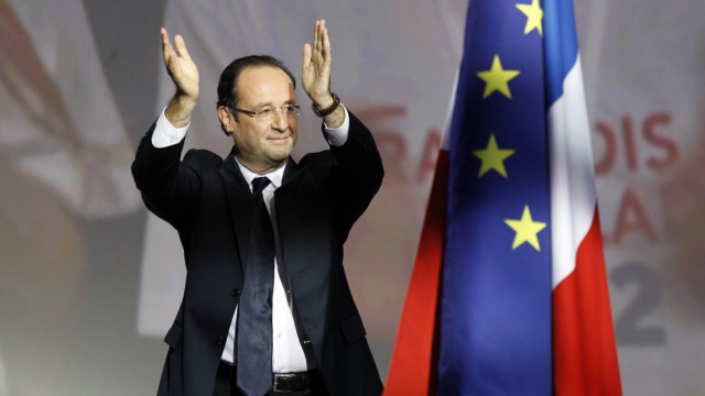 Tritt gegen Amtsinhaber Nicolas Sarkozy an: Sozialist Francois Hollande