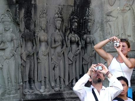 Sehenswürdigkeiten Touristen Fallen, Angkor Wat, Reuters