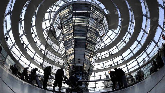 Ausflug in die Reichstagskuppel