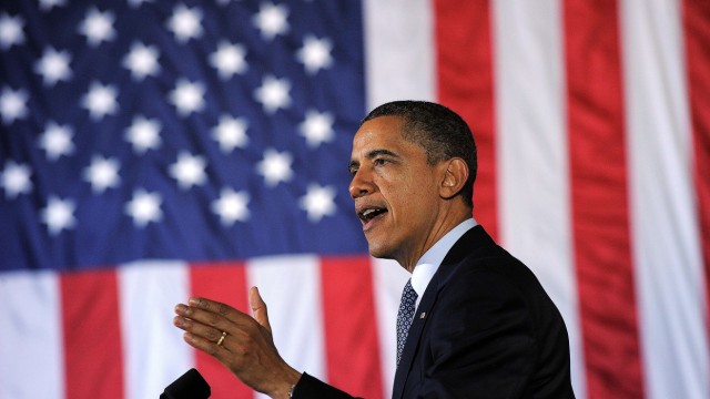 Außenpolitik des US-Präsidenten: Barack Obama bei einer Wahlkampfveranstaltung in Houston, Texas, am 9. März: Der amtierende US-Präsident bekommt für seine Außenpolitik ziemlich gute Noten.