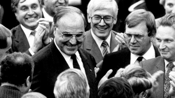 Helmut Kohl Bundeskanzler Wende Bonn