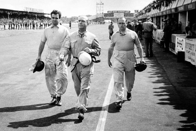 Guiseppe Farina und Juan Manual Fangio