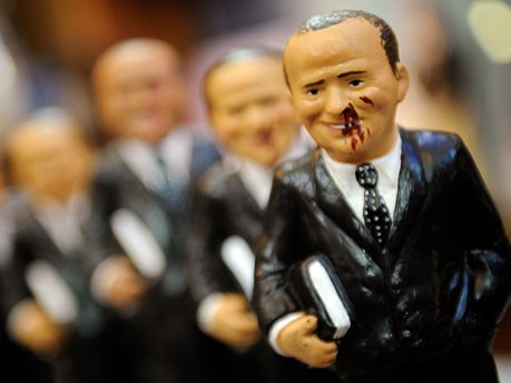 Silvio Berlusconi als Puppe;AFP