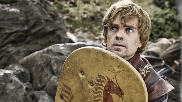Actor Peter Dinklage is shown in a scene from the HBO series 'Game of Thrones' in this undated publicity photograph