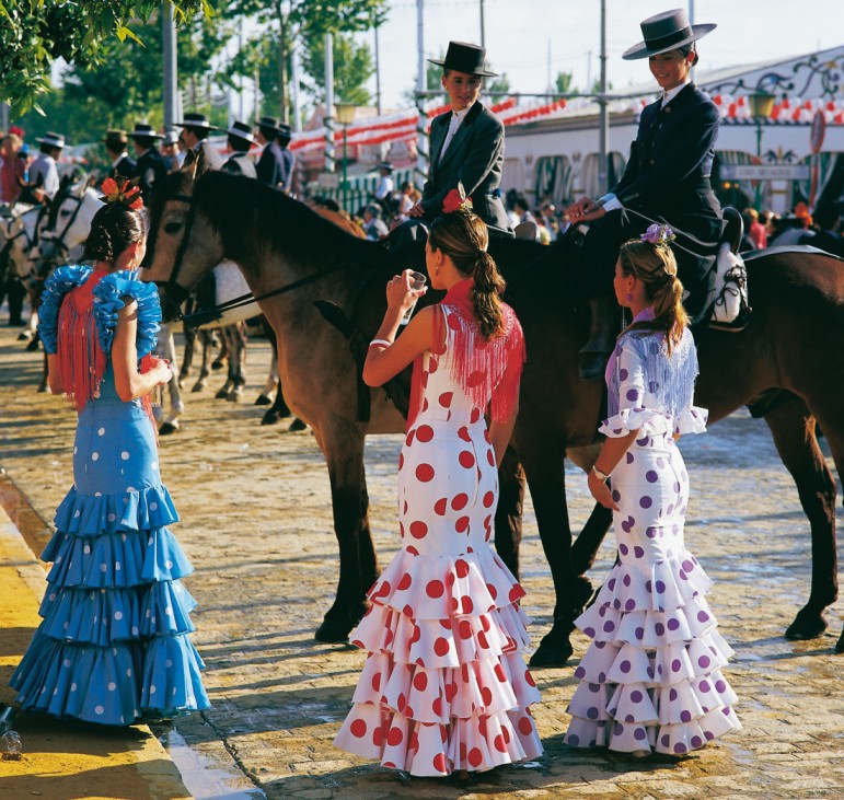 Spanien Andalusien Sevilla Feria de Abril