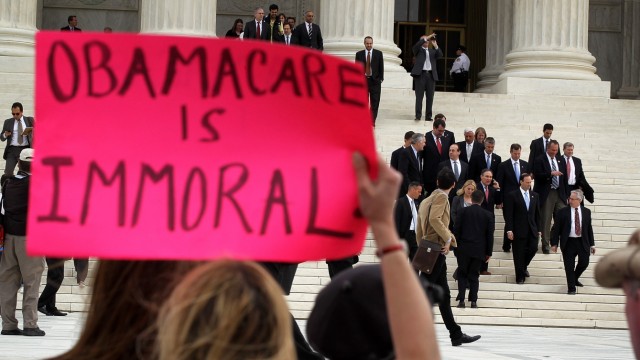 Protest gegen Obamas Gesundheitsreform in den USA