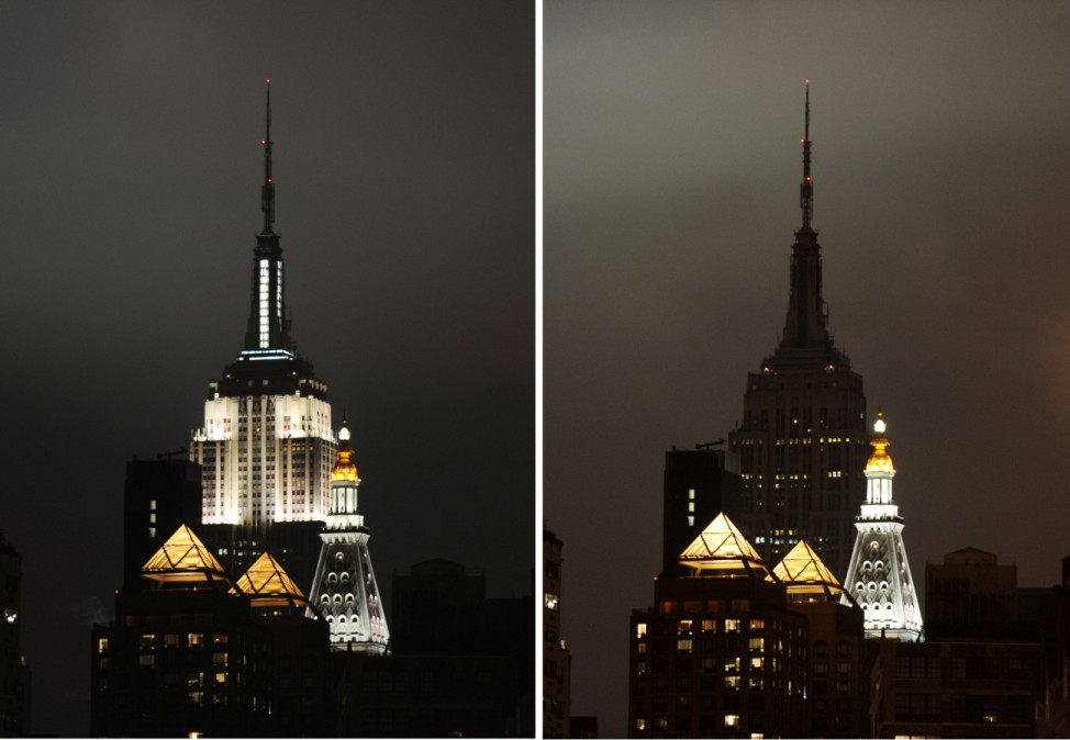US-ENVIRONMENT-EARTH-HOUR-EMPIRE-STATE-BUILDING