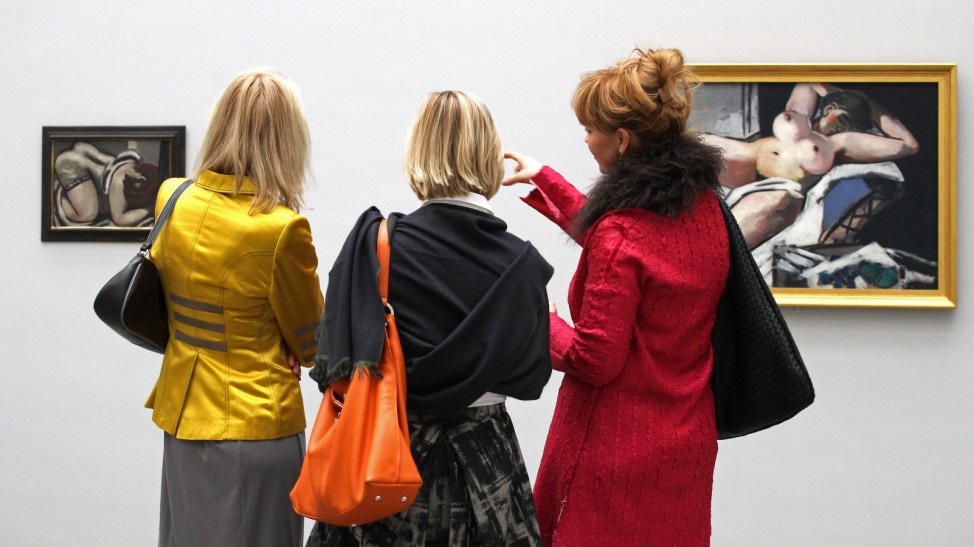 Eröffnung der Ausstellung "Frauen" in der Münchner Pinakothek der Moderne, 2012