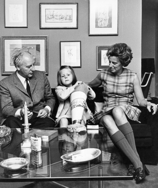 Walter Scheel mit Familie, 1969