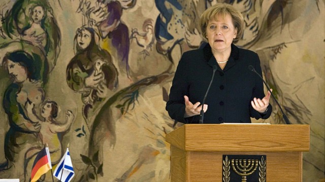 Merkel in Israel
