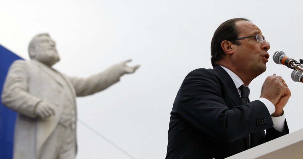 François Hollande, Präsidentschaftswahlkampf in Frankreich