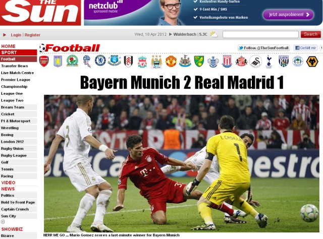 Bayern Real Pressestimmen