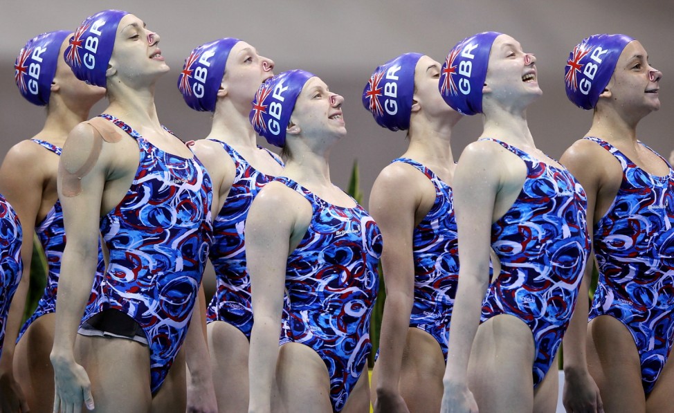 BESTPIX  FINA Olympic Games Synchronised Swimming Qualification - LOCOG Test Event for London 2012: Previews