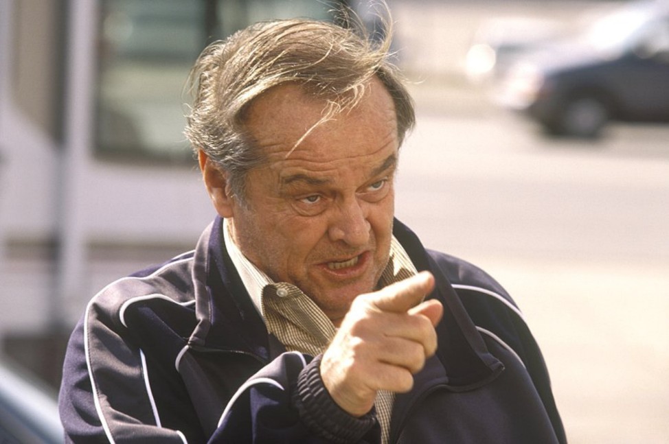 ACTOR JACK NICHOLSON IN SCENE FROM NEW FILM ABOUT SCHMIDT