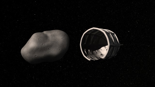 US-Unternehmen will Asteroiden ausbeuten: Könnte mehr Platin enthalten, als jemals auf der Erde gefördert wurde: ein Asteroid.
AP Photo/Planetary Resources