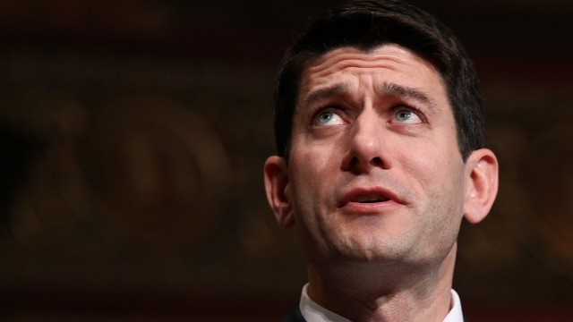 Paul Ryan Gives Speech On Federal Budget At Georgetown University