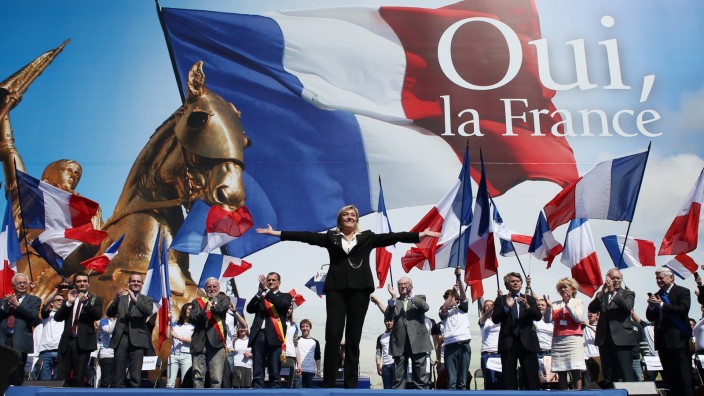 Jeder dritte Franzose steht hinter Ideen von Front National