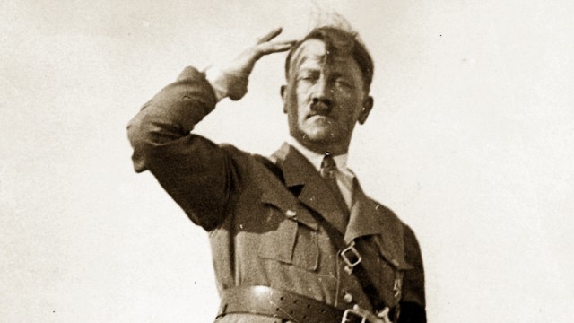 AAdolf Hitler als Redner auf dem Reichsparteitag 1937