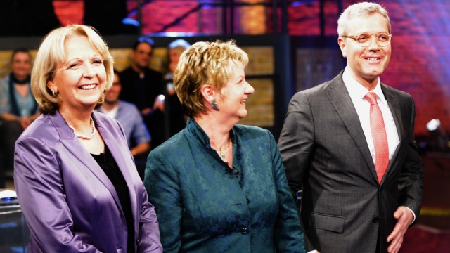 NRW-Spitzenkandidaten diskutieren bei TV-Runde 'Wahlarena 2012'
