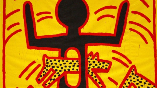 Keith Haring ist durch seine bunte Kunst berühmt geworden