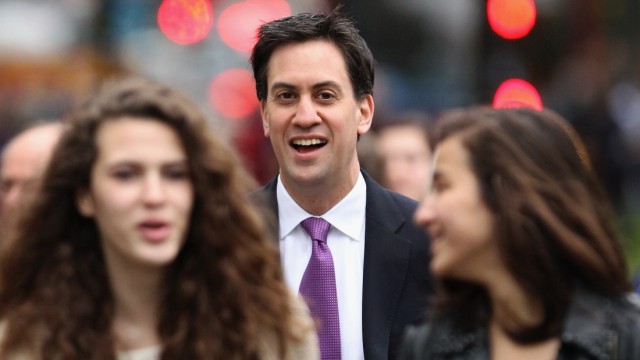 Labour Party Leader Ed Miliband Casts His Vote In The London Mayoral Elections
