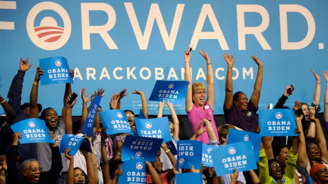 Barack Obama Launches Re-Election Bid At Rallies In Ohio, Virginia