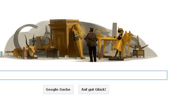 Google Doodle für Howard Carter